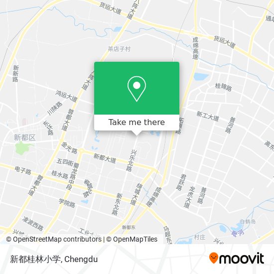 新都桂林小学 map