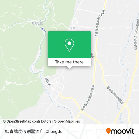 御青城度假别墅酒店 map