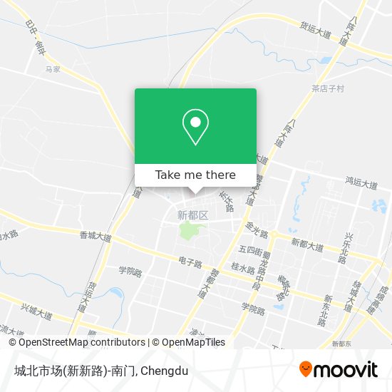 城北市场(新新路)-南门 map