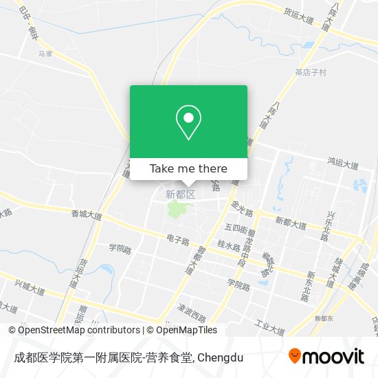 成都医学院第一附属医院-营养食堂 map