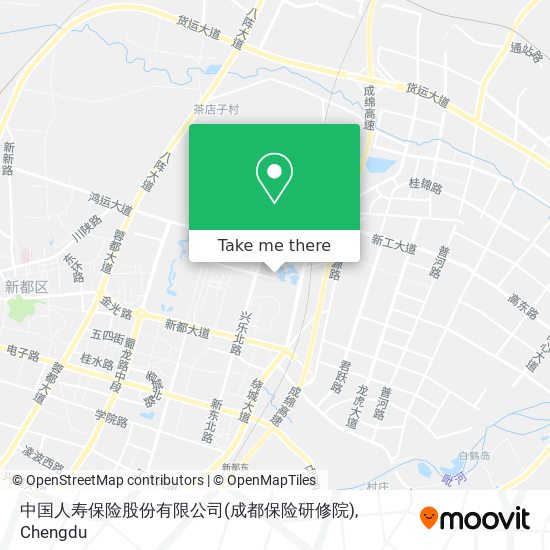中国人寿保险股份有限公司(成都保险研修院) map