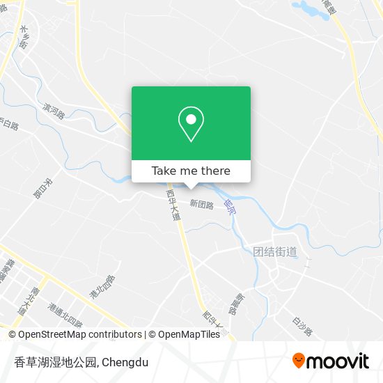 香草湖湿地公园 map