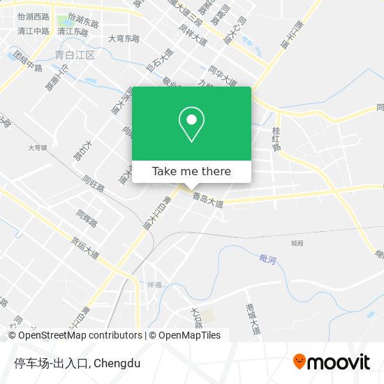 停车场-出入口 map
