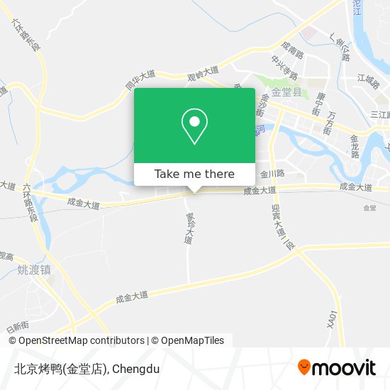 北京烤鸭(金堂店) map