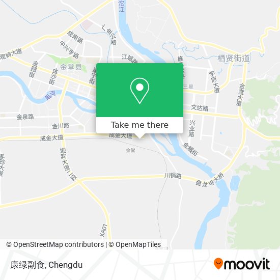 康绿副食 map