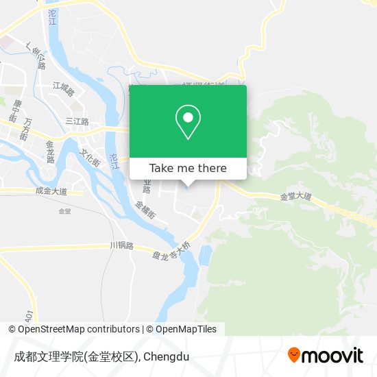 成都文理学院(金堂校区) map