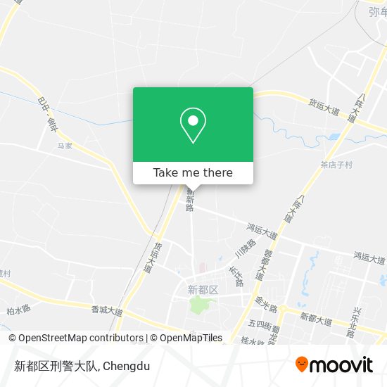 新都区刑警大队 map