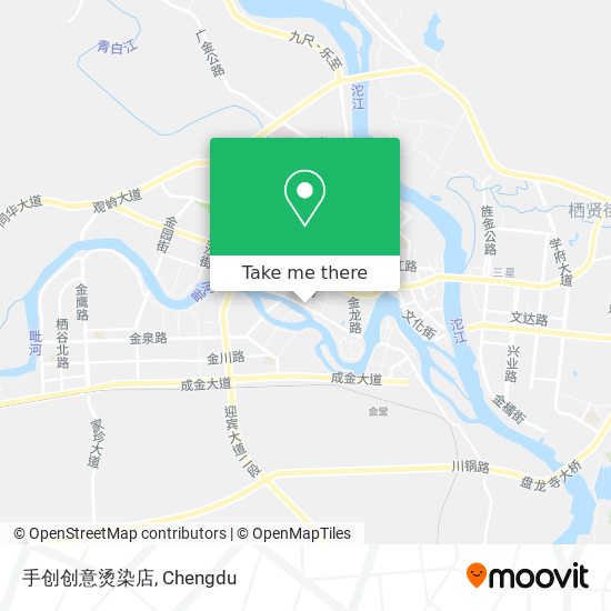 手创创意烫染店 map