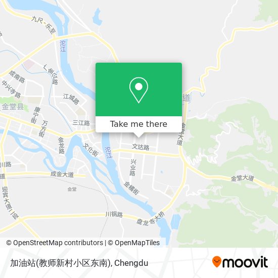 加油站(教师新村小区东南) map