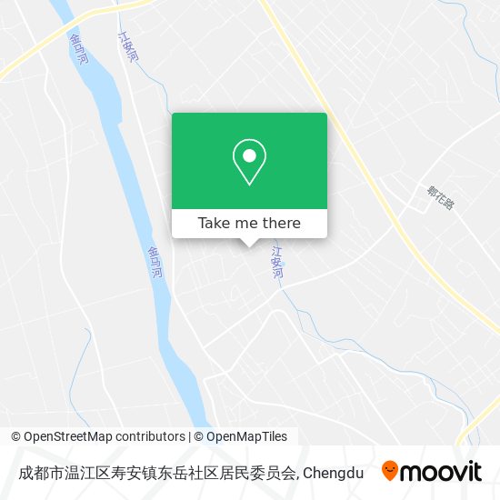 成都市温江区寿安镇东岳社区居民委员会 map