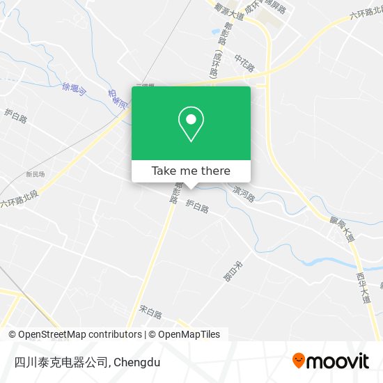 四川泰克电器公司 map