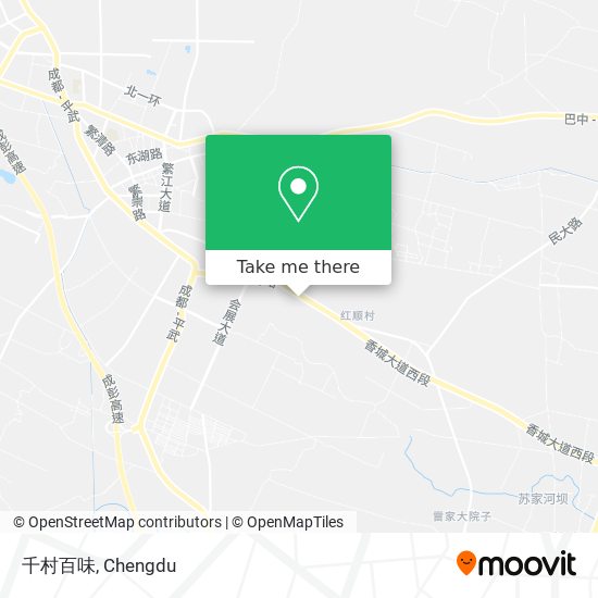 千村百味 map