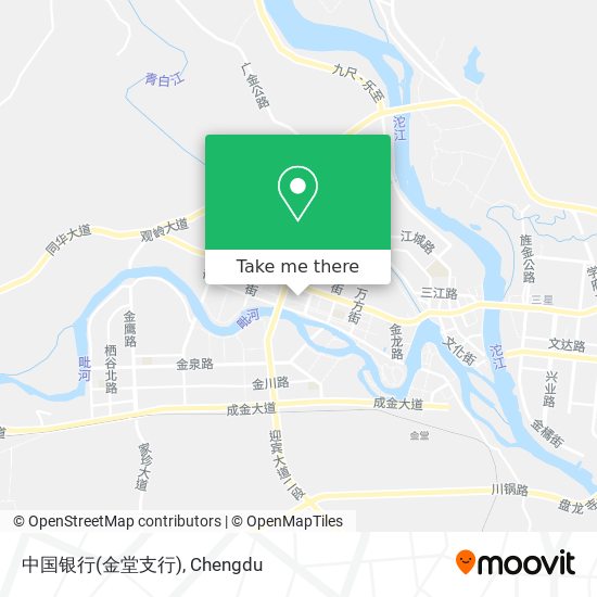 中国银行(金堂支行) map
