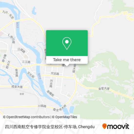 四川西南航空专修学院金堂校区-停车场 map