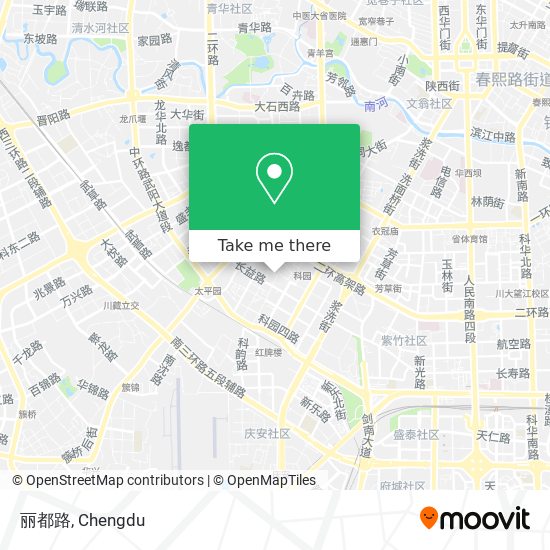丽都路 map