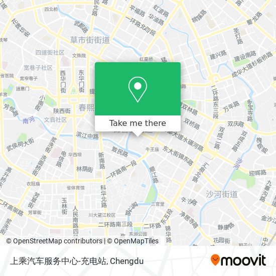 上乘汽车服务中心-充电站 map