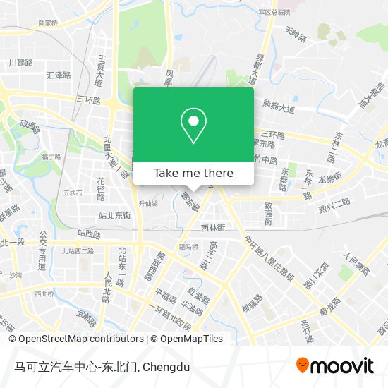 马可立汽车中心-东北门 map