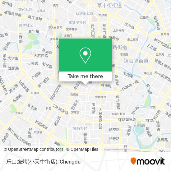 乐山烧烤(小天中街店) map