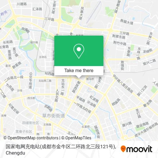 国家电网充电站(成都市金牛区二环路北三段121号) map