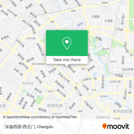 深越西园-西北门 map