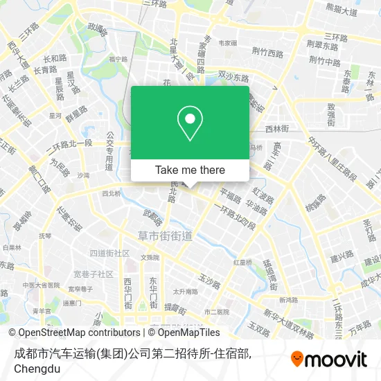 成都市汽车运输(集团)公司第二招待所-住宿部 map