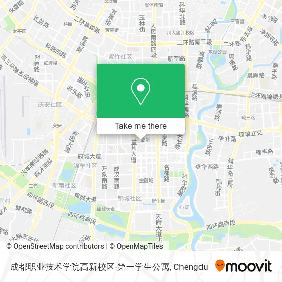 成都职业技术学院高新校区-第一学生公寓 map