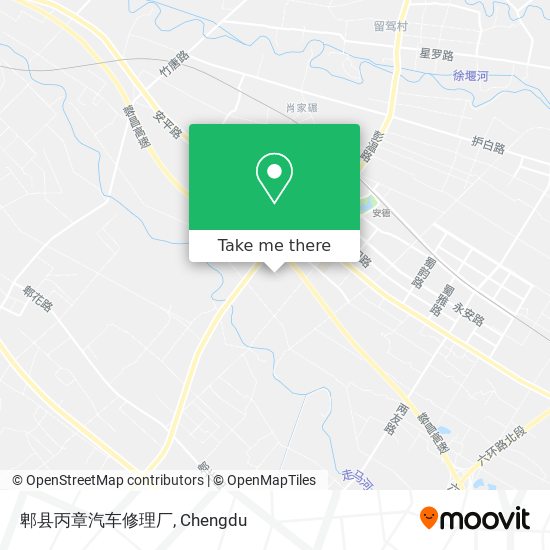 郫县丙章汽车修理厂 map
