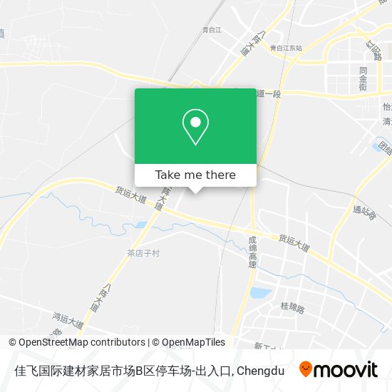佳飞国际建材家居市场B区停车场-出入口 map