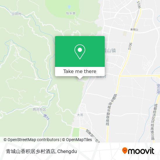 青城山香积居乡村酒店 map