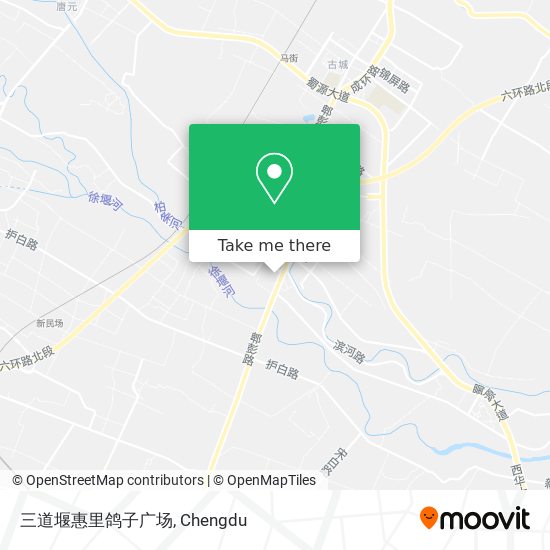 三道堰惠里鸽子广场 map