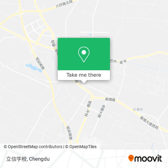 立信学校 map