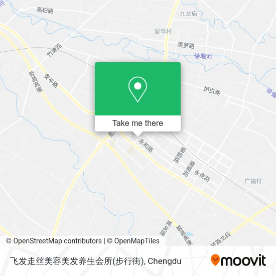 飞发走丝美容美发养生会所(步行街) map