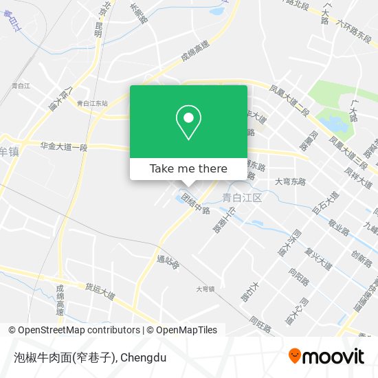 泡椒牛肉面(窄巷子) map