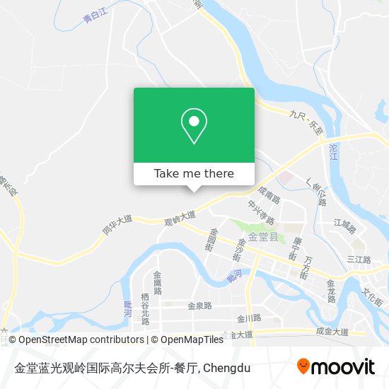 金堂蓝光观岭国际高尔夫会所-餐厅 map