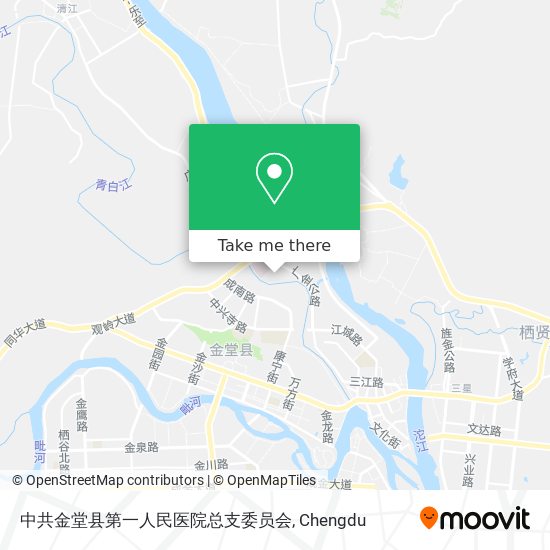 中共金堂县第一人民医院总支委员会 map