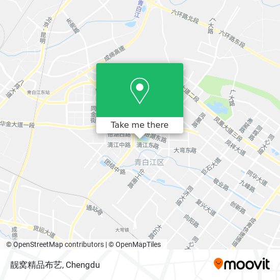 靓窝精品布艺 map
