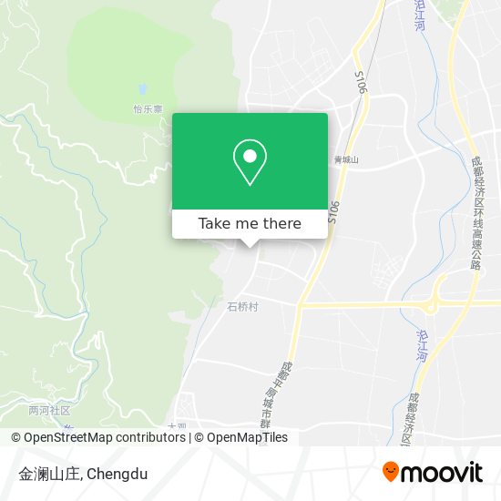 金澜山庄 map