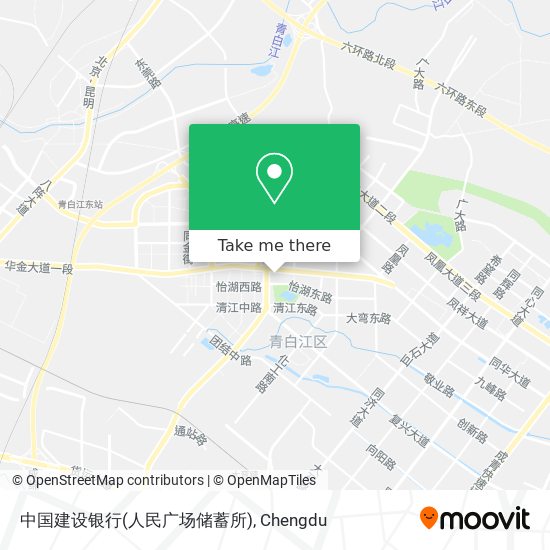 中国建设银行(人民广场储蓄所) map