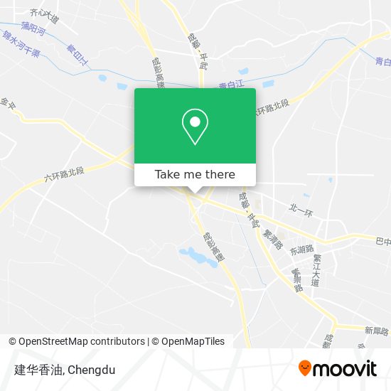 建华香油 map