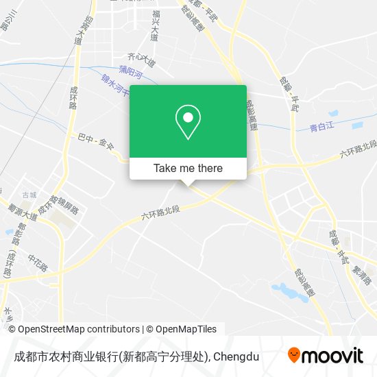 成都市农村商业银行(新都高宁分理处) map