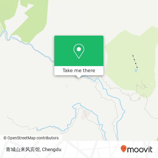 青城山来风宾馆 map