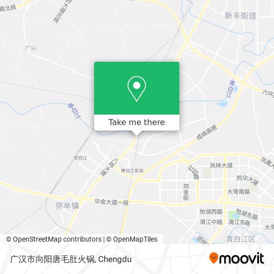 广汉市向阳唐毛肚火锅 map