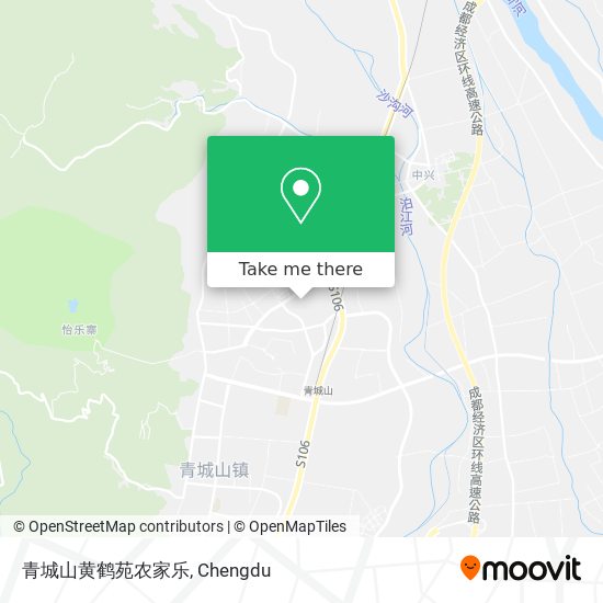 青城山黄鹤苑农家乐 map