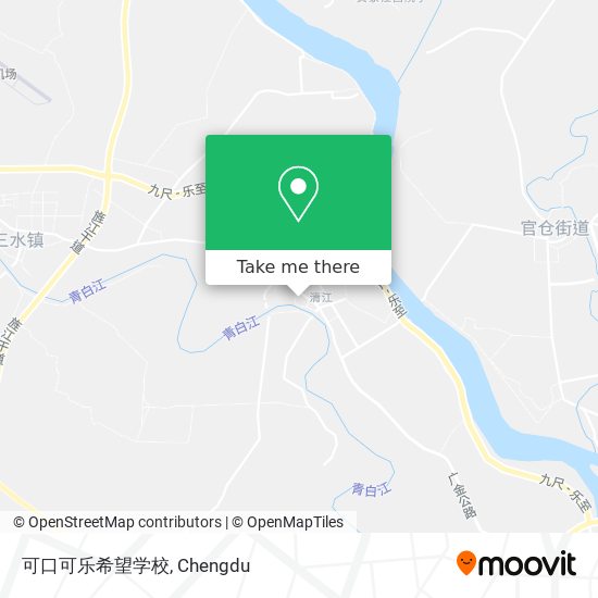 可口可乐希望学校 map