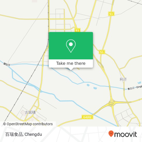 百瑞食品 map