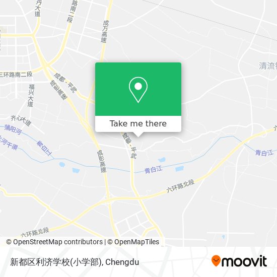 新都区利济学校(小学部) map