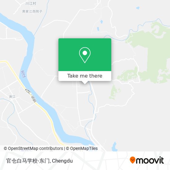 官仓白马学校-东门 map