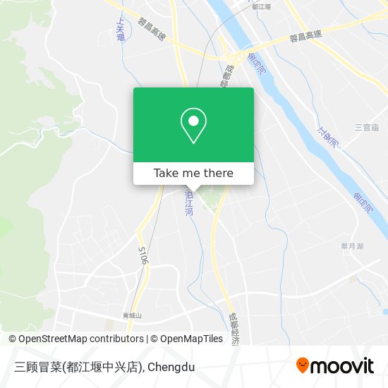 三顾冒菜(都江堰中兴店) map