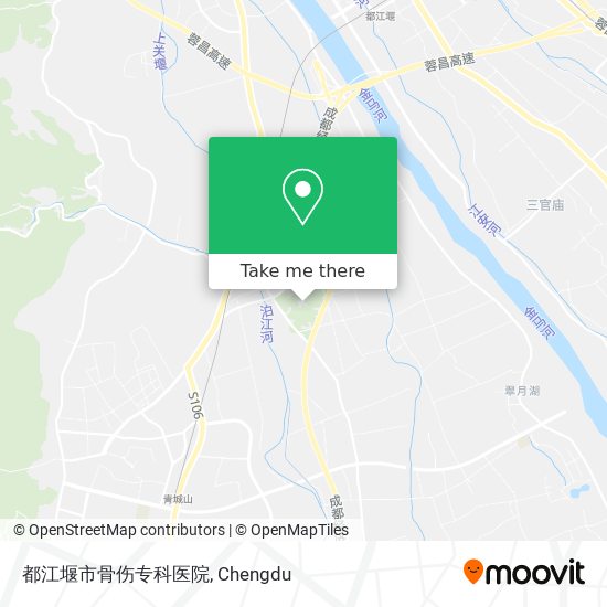 都江堰市骨伤专科医院 map