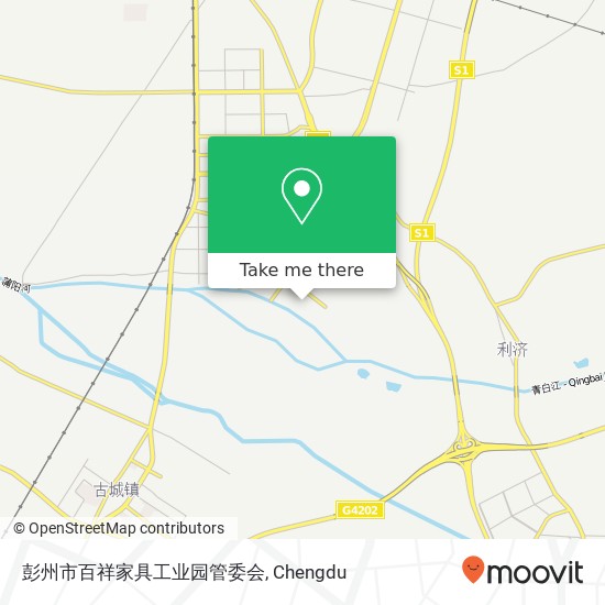 彭州市百祥家具工业园管委会 map